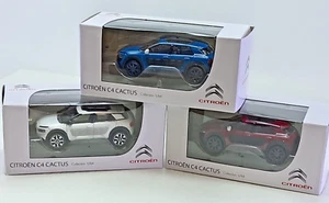 NOREV 1/64 DEALER MODEL - CITROEN C4 CACTUS X3 RED/WHITE/BLUE - EXCELLENT BOXED - Picture 1 of 10