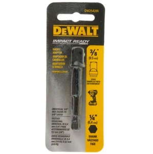 Dewalt DW2542IR 1/4" Hex Shank to 3/8" Square Impact Socket Adapter - Picture 1 of 10