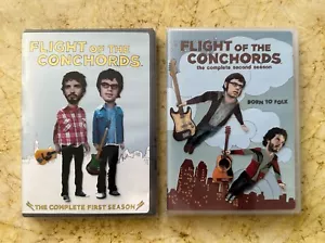 FLIGHT OF THE CONCHORDS Complete Series : Seasons 1 & 2 + Album | 2 DVD/CD LOT - Picture 1 of 11