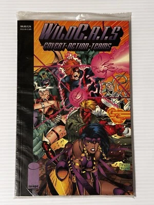 Libro de cómics de novela gráfica Wildcats: Compendium Image TPB primera impresión casi nuevo polietileno Foto 1 de 3