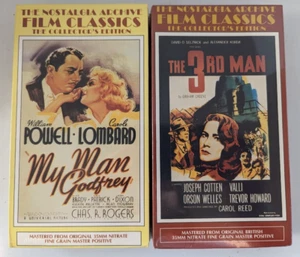 The Third Man My Man Godfrey SEALED VHS - Picture 1 of 7
