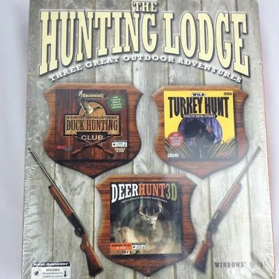 The Hunting Lodge Three Great Outdoor Adventures Duck Turkey Deer Hunting CD ROM - Image 1 of 4
