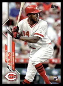 Tarjeta de béisbol Topps Aristides Aquino 2020 novato #20 de los Cincinnati Reds - Imagen 1 de 2