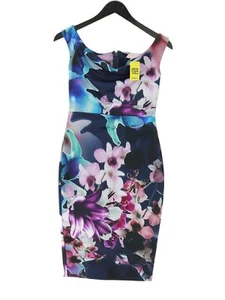Jessica Women's Midi Dress UK 10 Blue Polyester with Elastane Bodycon - Picture 1 of 6