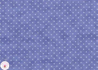 Moda Basic ESSENTIAL DOTS 8654 19 Blue Dot Quilt Fabric - Image 1 of 4