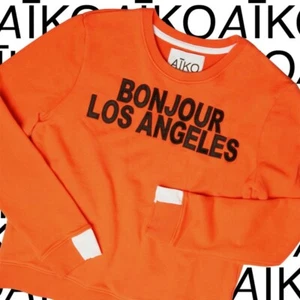 AIKO Bonjour Los Angeles Sweatshirt - Size Small - Picture 1 of 4