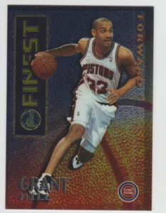 GRANT HILL Pistons 1995-96 Topps Finest Mystery Borderless Silver #M2 HOF Insert - Picture 1 of 2