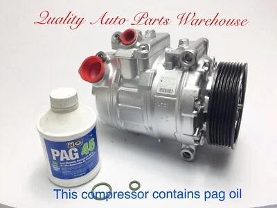 2007-2013 BMW 335i GENUINE OEM REMAN A/C COMPRESSOR  W/1 YEAR WRTY. - Image 1 of 2