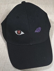 Sombrero trasero ajustable Eyes Sharingan y Rinnegan Naturo nuevo sin etiqueta negro - Imagen 1 de 7