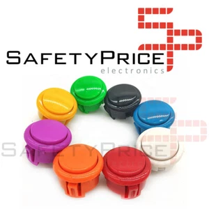 Pulsador Arcade 30mm AZUL Bartop Raspberry Stick Style Sanwa Pushbutton - Foto 1 di 2
