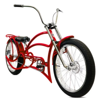 Tracer 26'' Chopper Stretch Beach Cruiser Bike For Men 3 Speed Fat tire Lowrider - Image 1 of 4