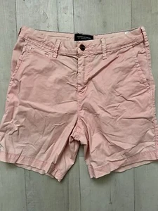 Men’s American Eagle Shorts Size 29 Pink Pastel Next Level Flex Slim Pockets - Picture 1 of 4