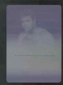 2012 LEAF Muhammad Ali the GREATEST PRINTING PLATE BLACK 1/1 Legend - Picture 1 of 2