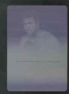 2012 LEAF Muhammad Ali the GREATEST PRINTING PLATE BLACK 1/1 Legend - Image 1 of 2