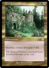 OVERGROWN ESTATE ~mtg NM Apocalypse Rare x1
