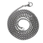 Stainless Steel Necklace for Men Cable Chain Box Melon