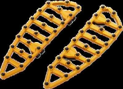 Tableros de piso An MX Grip Driver dorados para Harley Fat Boy 90-17 Foto 1 de 4