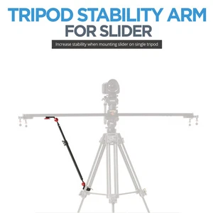 Brazo deslizante de estabilidad para cámara Konova (1EA) para trípode compatible con deslizador universal - Imagen 1 de 5