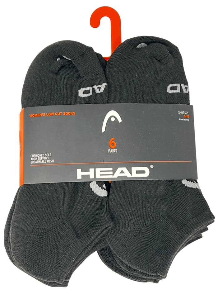 HEAD MUJER CORTE BAJO 6 PARES CALCETINES TALLA 6-10 Foto 1 de 1
