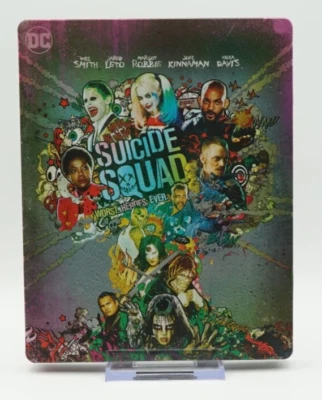 Suicide Squad / Blu Ray / 3D / Steelbook / Margot Robbie / Will Smith - Image 1 of 4