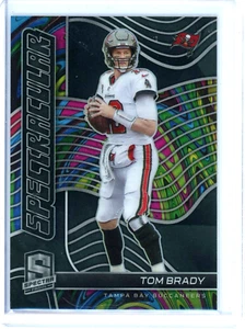 Spectra Buccaneers 2021 Tom Brady Spectracular Prizm #S-5 18/99 - Imagen 1 de 2