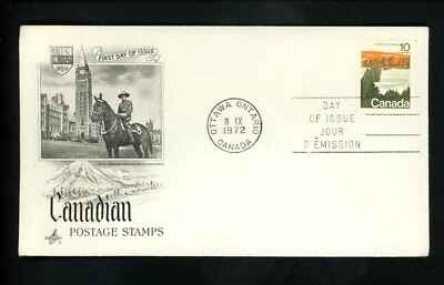Postal History Canada FDC #594 Forest 1972 Artcraft - Image 1 of 2