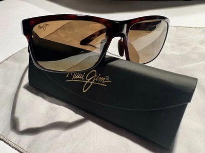 Gafas de sol polarizadas Maui Jim Pokowai Arch (H439-15T) HCL bronce/tortuga Foto 1 de 4