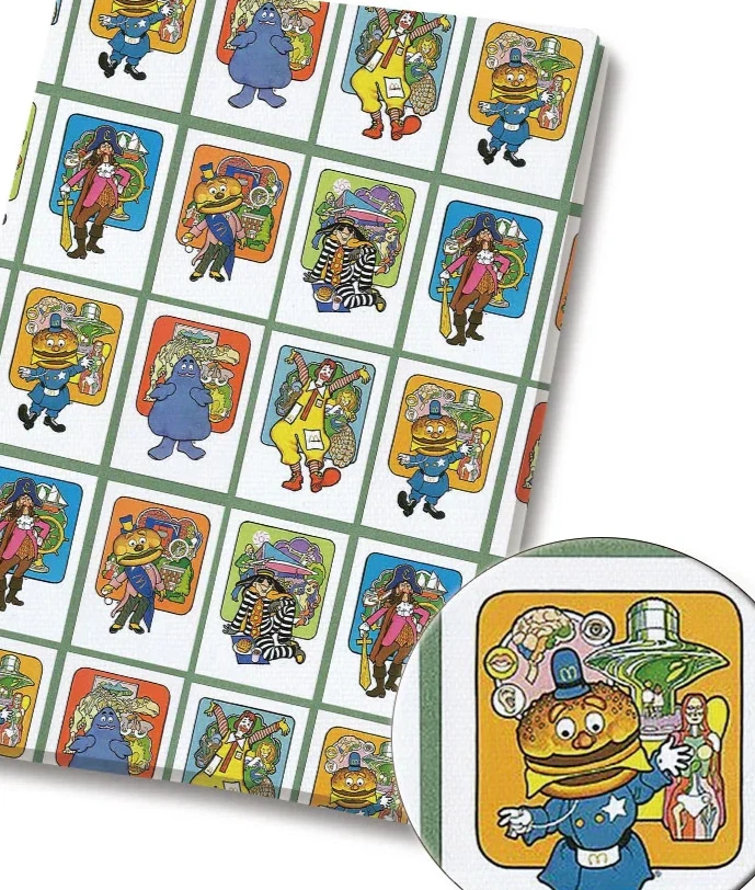 Tecido de algodão McDonalds fast food personagem batatas fritas meia jarda (18” x 55”) 2428 - Imagem 1 de 1