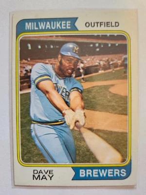 1974 TOPPS DAVE MAY  #12 NM - Image 1 of 2
