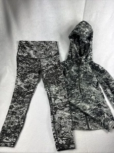 Lululemon Set - Scuba Hoodie and Wunder Under leggings Starlight Black - Picture 1 of 11