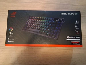 Asus ROG Azoth Wireless RGB 75% Mechanical Gaming Keyboard Oled Display PC NEW - Picture 1 of 17