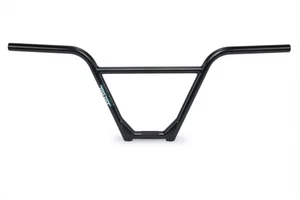 RIXIN Trust 4 Piece BMX Handlebars Bike Bars 9.25" Rise Bikelife Wheelie - Black - Picture 1 of 2