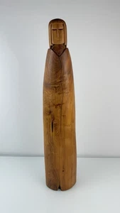 Statuina scultura in legno di cedro Navajo Nathaniel Tsosie firmata - Foto 1 di 7