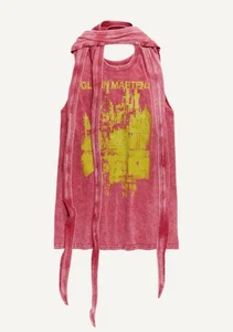 Glenn Martens X H&M PINK TIE Detail Dress Large Organic Cotton HM Collection - Picture 1 of 10