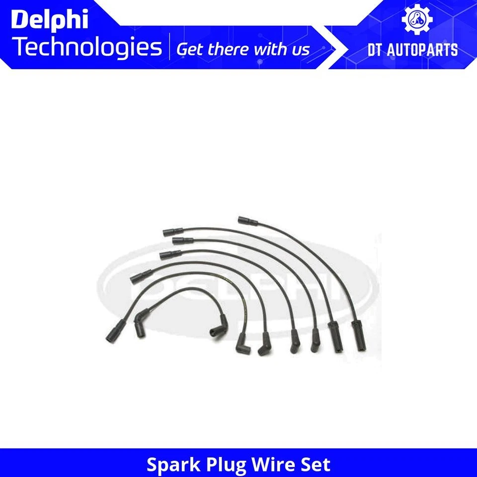 For 1996-1998 Chevrolet Express 1500 4.3L V6 Spark Plug Wire Set Delphi 1997 - Image 1 of 4