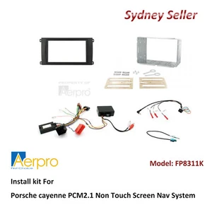 AERPRO FP8311K Install kit for Porsche cayenne PCM2.1 Non Touch Screen black - Picture 1 of 1