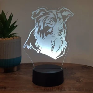 LED Lampe Hund - Australien Shepherd - Bild 1 von 11