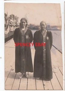 PHOTO Fanny Durack & Mina Wylie Stockholm Olympics Australian Gold Medalist 1912 - Picture 1 of 3