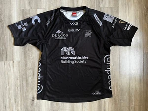 VX3 Dragons 2019/20 Home Rugby Shirt schwarz Trikot Gr. XL - Bild 1 von 4