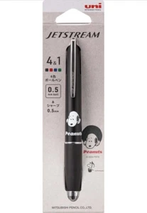 Peanuts Snoopy Jet Stream multi ball point pen & pebncil 4&1 Mitsubishi black - Picture 1 of 2