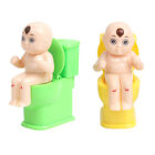 2 Pcs Pinkelnder Squirter Spielzeug Toilettenpuppe Mini Kind