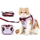 Cat Harness and Leash Escape Proof Jacket with Bow for Cats Walking Outdoor Kitt