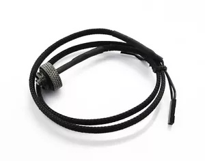 XSPC G1/4" Plug Fitting with 10K Temperature Sensor (Black Chrome) - Picture 1 of 3