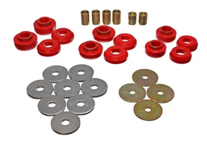 Energy Suspension 3.4129R Body Mount Set FITS 75 79 chevrolet nova chevy ii red - Picture 1 of 3