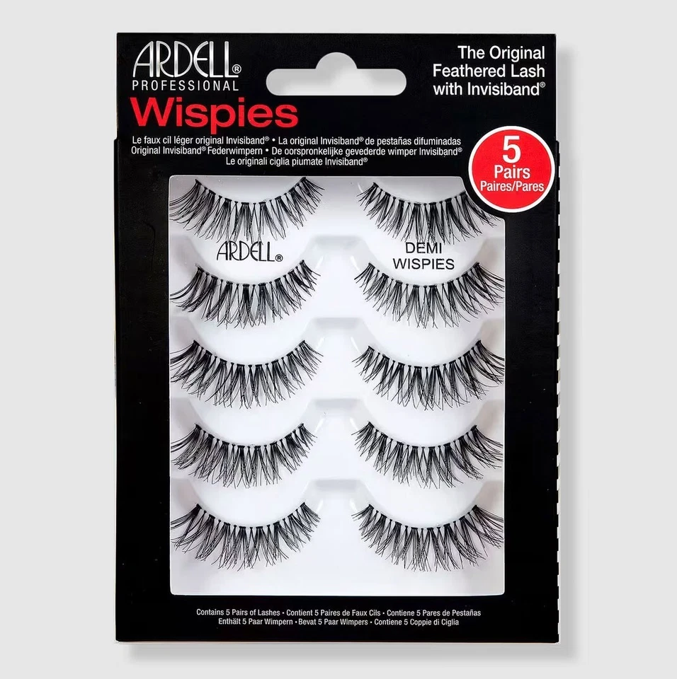5 Pairs Ardell Demi Wispies Natural Multipack False Eyelashes - Image 1 of 1