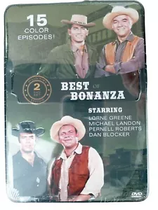 Bonanza Best Of 2 DVD Set Collector's Edition New Metal Tin 15 Episodes 12 Hours - Picture 1 of 3