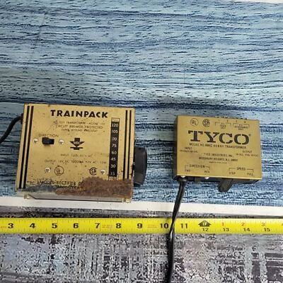 Vintage Tyco & MRC electric train transformers 2pcs UNTESTED  - Image 1 of 4