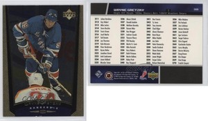 1998-99 Upper Deck Gold Reserve Checklist Wayne Gretzky #388 HOF