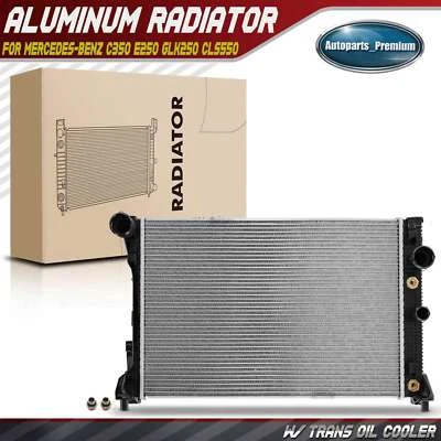 Aluminum Radiator for Mercedes-Benz W204 W212 C350 E250 GLK250 CLS550 Automatic - Image 1 of 4