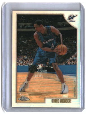 1998-99 Topps Chrome #180 Chris Webber Refractors - Image 1 of 2